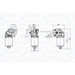 Motor stieračov MAGNETI MARELLI 064371500010 - obr. 2