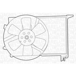 Ventilátor chladenia motora MAGNETI MARELLI 069422212010