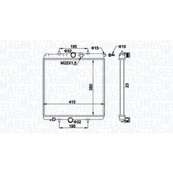 Chladič motora MAGNETI MARELLI 350213194100