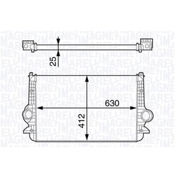 Chladič plniaceho vzduchu MAGNETI MARELLI 351319202780