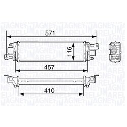 Chladič plniaceho vzduchu MAGNETI MARELLI 351319202810