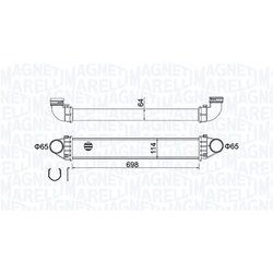 Chladič plniaceho vzduchu MAGNETI MARELLI 351319204210