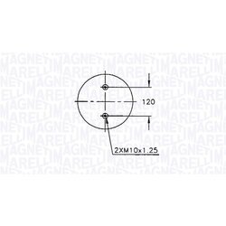 Mech pneumatického pruženia MAGNETI MARELLI 030607020100 - obr. 2
