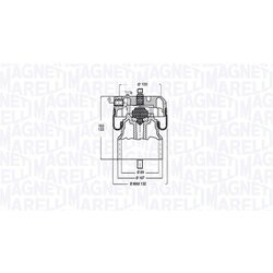 Mech pneumatického pruženia MAGNETI MARELLI 030607020282