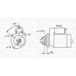 Štartér MAGNETI MARELLI 063522235040