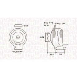 Alternátor MAGNETI MARELLI 063731862010