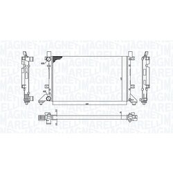 Chladič motora MAGNETI MARELLI 350213189400 - obr. 1