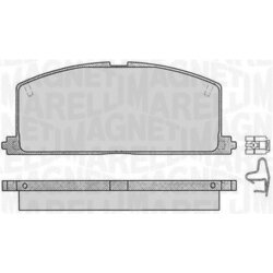 Sada brzdových platničiek kotúčovej brzdy MAGNETI MARELLI 363916060405