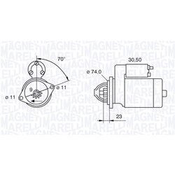 Štartér MAGNETI MARELLI 063521090350