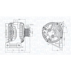 Alternátor MAGNETI MARELLI 063731439010