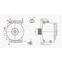 Alternátor MAGNETI MARELLI 063731701010