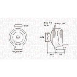 Alternátor MAGNETI MARELLI 063731856010