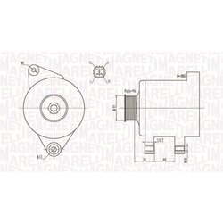 Alternátor MAGNETI MARELLI 063731894010