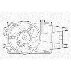 Ventilátor chladenia motora MAGNETI MARELLI 069422037010