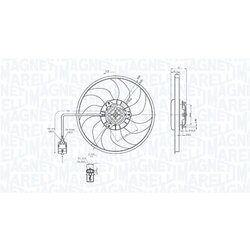 Ventilátor chladenia motora MAGNETI MARELLI 069422712010 - obr. 1