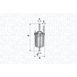 Palivový filter MAGNETI MARELLI 152071760859