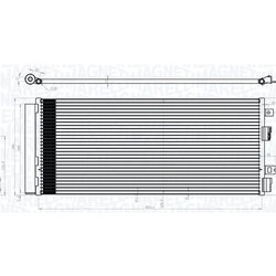 Kondenzátor klimatizácie MAGNETI MARELLI 350203101700