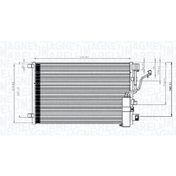 Kondenzátor klimatizácie MAGNETI MARELLI 350203841000