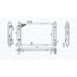 Chladič motora MAGNETI MARELLI 350213197800