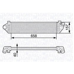 Chladič plniaceho vzduchu MAGNETI MARELLI 351319202280