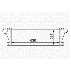 Chladič plniaceho vzduchu MAGNETI MARELLI 351319202590