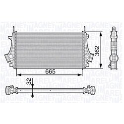 Chladič plniaceho vzduchu MAGNETI MARELLI 351319202730