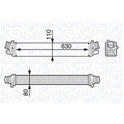 Chladič plniaceho vzduchu MAGNETI MARELLI 351319202970