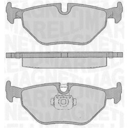 Sada brzdových platničiek kotúčovej brzdy MAGNETI MARELLI 363916060157