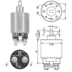 Elektromagnetický spínač pre štartér MAGNETI MARELLI 940113050237