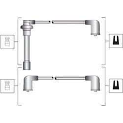 Sada zapaľovacích káblov MAGNETI MARELLI 941318111289