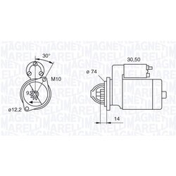 Štartér MAGNETI MARELLI 063280055010