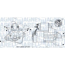 Štartér MAGNETI MARELLI 063721524010