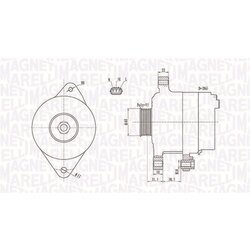 Alternátor MAGNETI MARELLI 063731893010