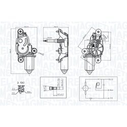 Motor stieračov MAGNETI MARELLI 064070600010 - obr. 1