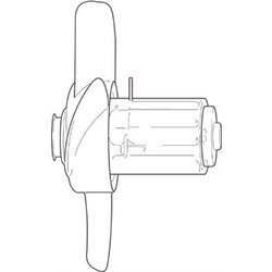 Ventilátor chladenia motora MAGNETI MARELLI 069422224010