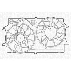 Ventilátor chladenia motora MAGNETI MARELLI 069422317010