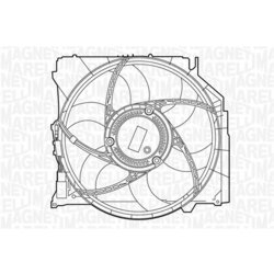 Ventilátor chladenia motora MAGNETI MARELLI 069422368010