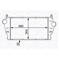 Chladič plniaceho vzduchu MAGNETI MARELLI 351319201890