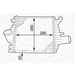 Chladič plniaceho vzduchu MAGNETI MARELLI 351319201980