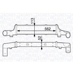 Chladič plniaceho vzduchu MAGNETI MARELLI 351319202180