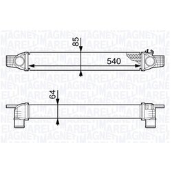 Chladič plniaceho vzduchu MAGNETI MARELLI 351319202270