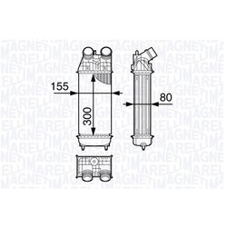 Chladič plniaceho vzduchu MAGNETI MARELLI 351319202860