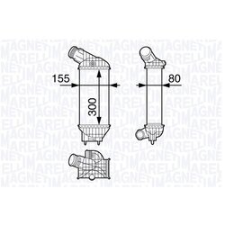 Chladič plniaceho vzduchu MAGNETI MARELLI 351319202880