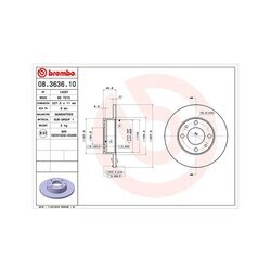 Brzdový kotúč MAGNETI MARELLI 360406020400