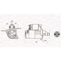 Štartér MAGNETI MARELLI 063721136010