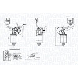 Motor stieračov MAGNETI MARELLI 064300420010 - obr. 1