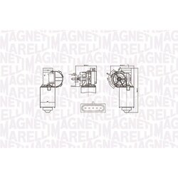 Motor stieračov MAGNETI MARELLI 064375400010