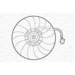 Ventilátor chladenia motora MAGNETI MARELLI 069422476010