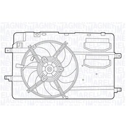 Ventilátor chladenia motora MAGNETI MARELLI 069422539010