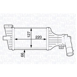 Chladič plniaceho vzduchu MAGNETI MARELLI 351319201860